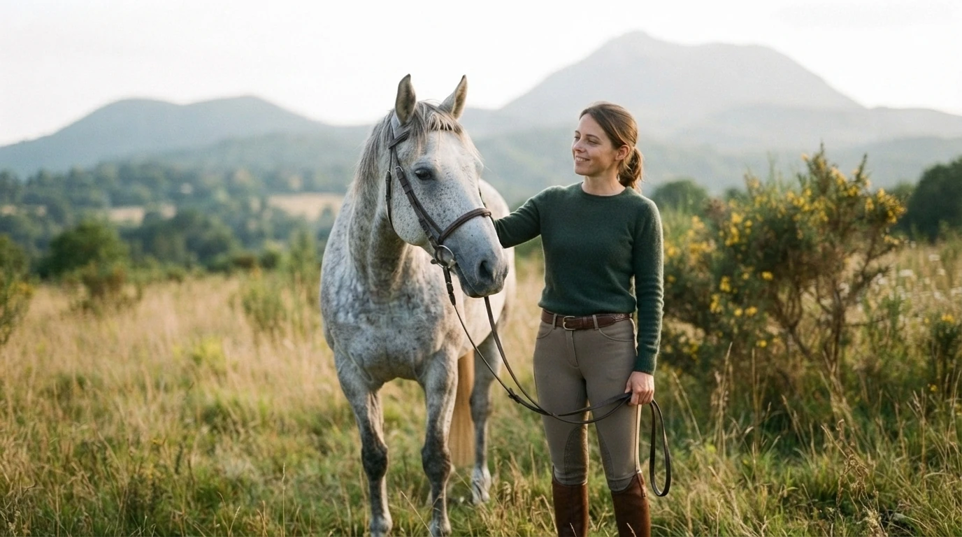 Cours d'équitation à Pont-du-Château, Puy-de-Dôme