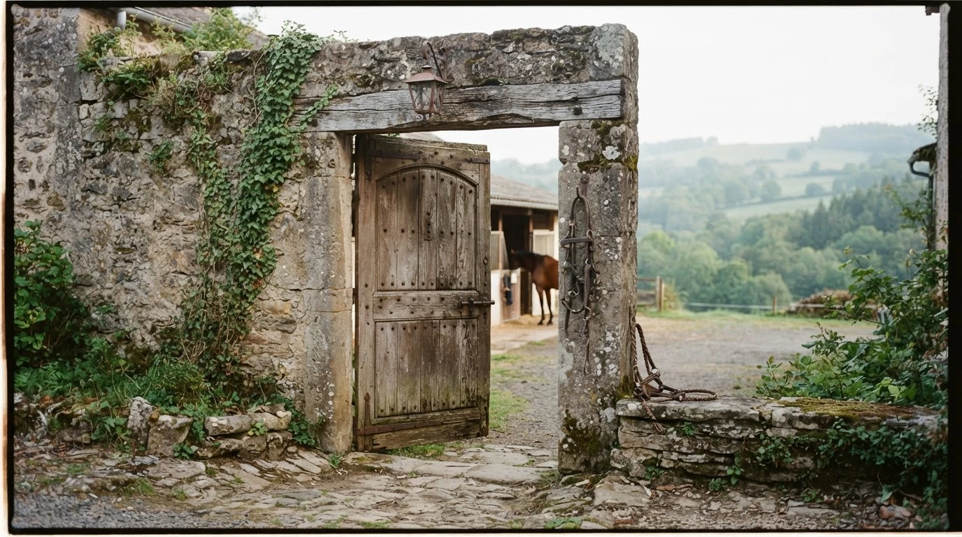 Entrée du Pont-du-Château Equestre, centre équestre à Pont-du-Château