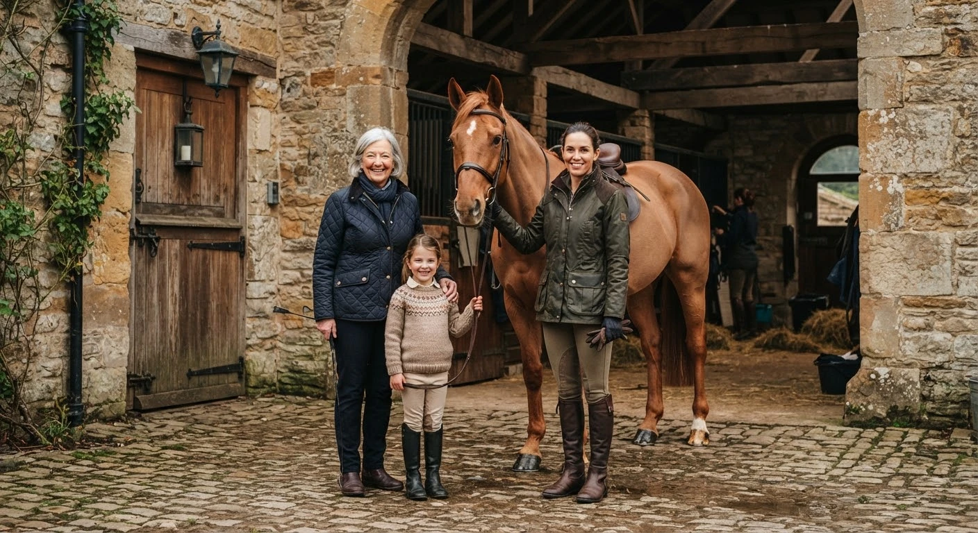 L'équipe du Pont-du-Château Equestre, centre équestre à Pont-du-Château