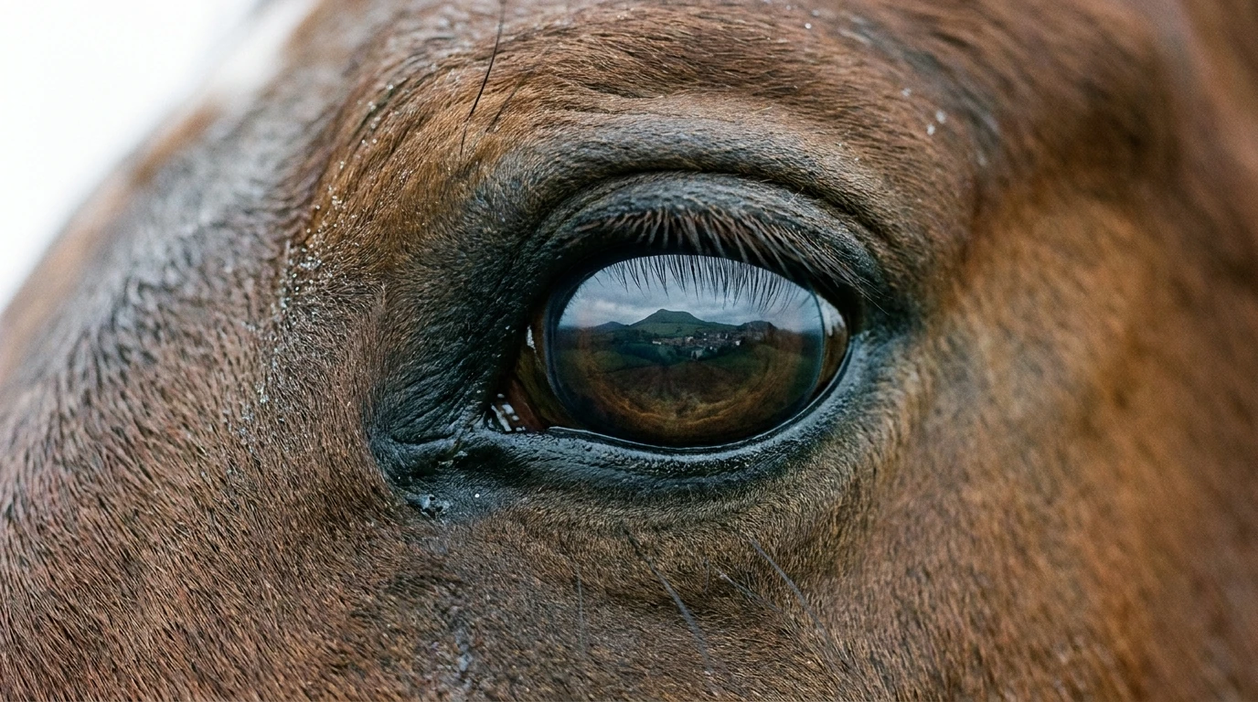 Un regard de cheval au Pont-du-Château Equestre, Pont-du-Château